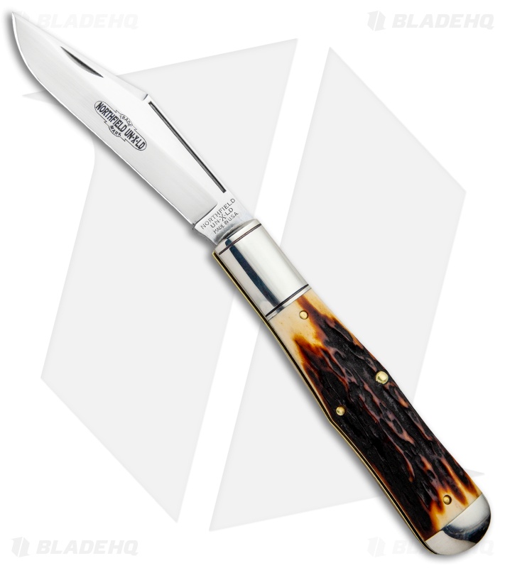 GEC #97 - Slip Joint Knife | Sambar Stag | Blade HQ