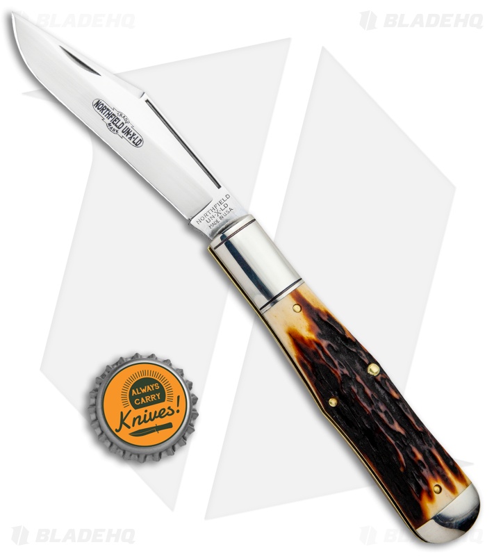 GEC #97 - Slip Joint Knife | Sambar Stag | Blade HQ