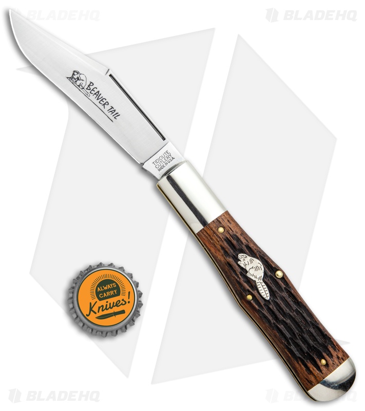 GEC #97 - Slip Joint Knife | Jigged Brazilian Cherry Wood | Blade HQ