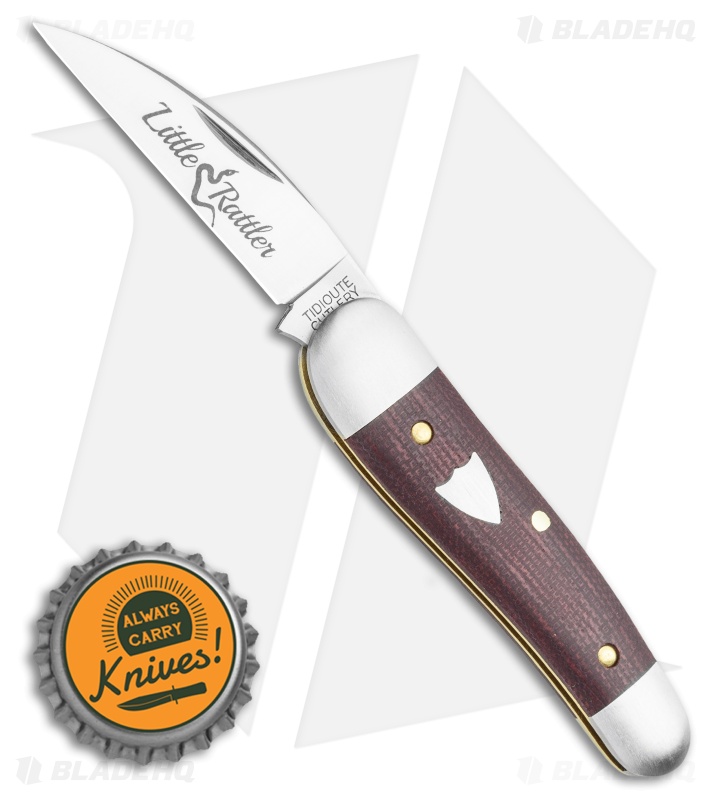 GEC Tidioute Cutlery Little Rattler Traditional Pocket Knife Red