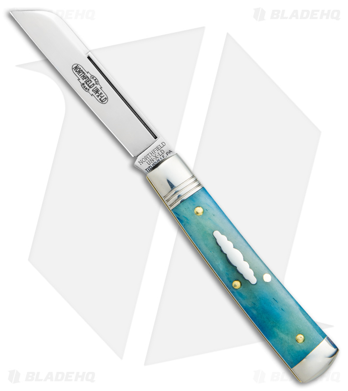 GEC Northfield UN-X-LD Knife | Wharncliffe | Blue Bone - Blade HQ