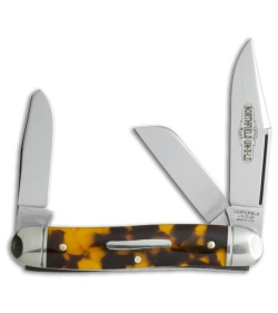 GEC #66 Northfield UN-X-LD Calf Roper Pocket Knife 3.3" Tortoise Shell 661317