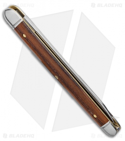 GEC Stainless Fruit Knife Stablilized Antique Chestnut Wood (3" Mirror)