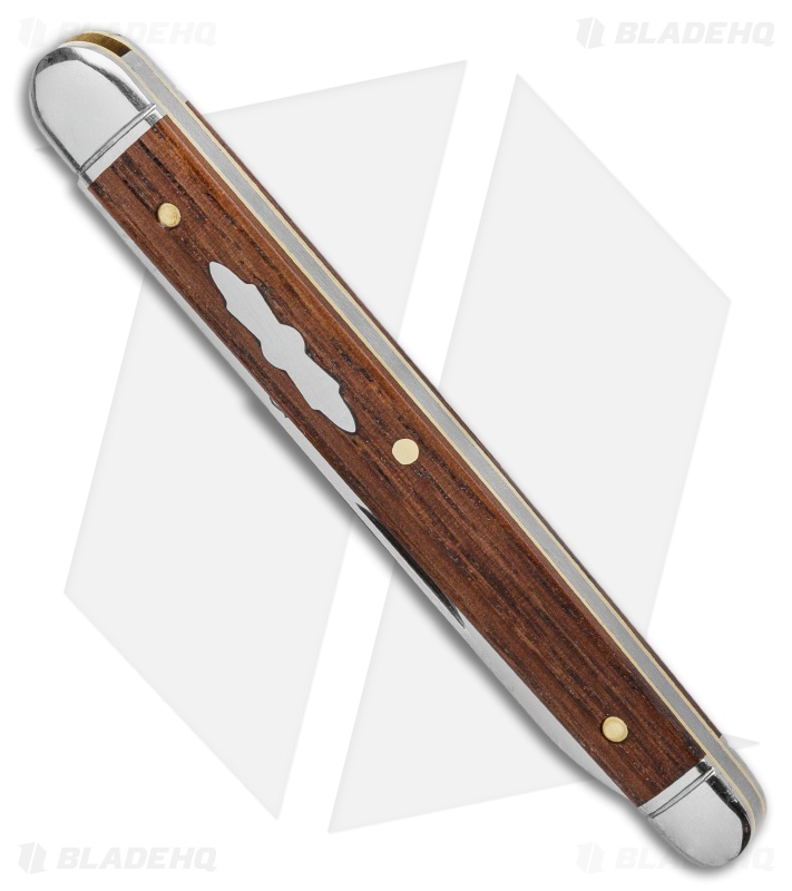 GEC Stainless Fruit Knife Stablilized Antique Chestnut Wood (3" Mirror)