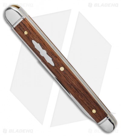 GEC Stainless Fruit Knife Stablilized Antique Chestnut Wood (3" Mirror)
