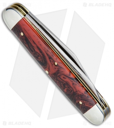 GEC #54 Tidioute Cutlery Big Jack Pocket Knife 4" Red River Acrylic 541217