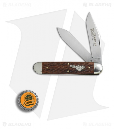 GEC #54 Tidioute Cutlery Big Jack Pocket Knife 4" Brazilian Cherry Wood 541217