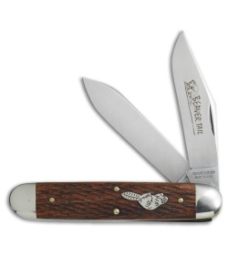 GEC #54 Tidioute Cutlery Big Jack Pocket Knife 4" Brazilian Cherry Wood 541217