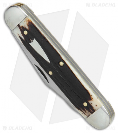GEC #54 Tidioute Cutlery Big Jack Pocket Knife 4" Cougar Clawed Bone 541217