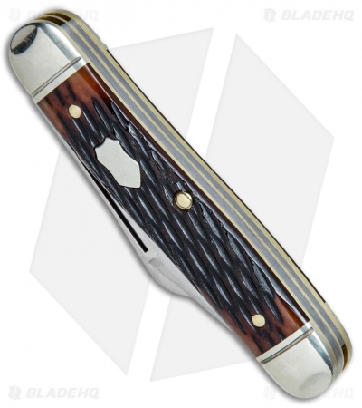 GEC #66 Northfield UN-X-LD Calf Roper Pocket Knife 3.3" Hemlock Jig Bone 661317