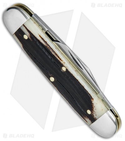 GEC #35 Tidioute Cutlery Churchill Pocket Knife 3.75" Cougar Clawed Bone 351217
