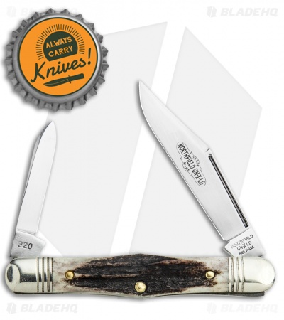 GEC Northfield UN-X-LD Cutlery Conductor 3.25" Pocket Knife Sambar Stag