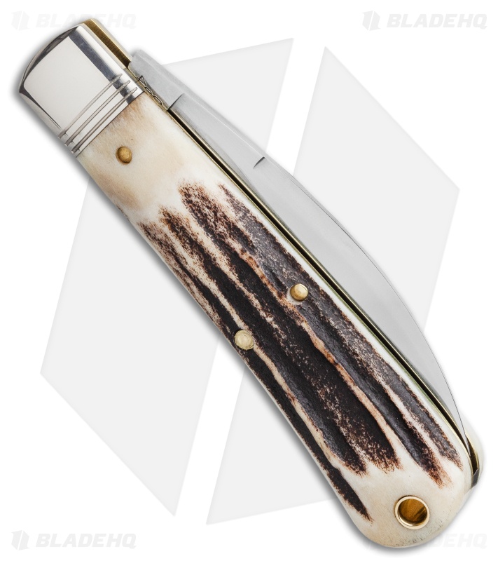 GEC Tidioute Cutlery Viper Pocket Knife Sambar Stag (3" Satin) 470120