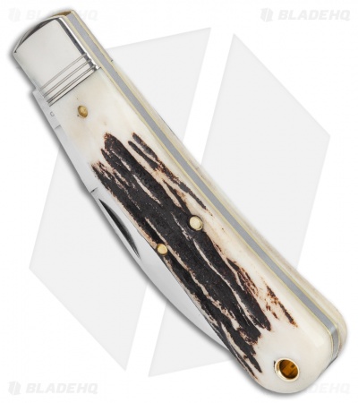 GEC Tidioute Cutlery Viper Pocket Knife Sambar Stag (3" Satin) 470120