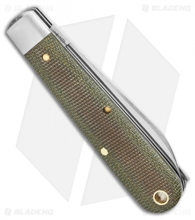 GEC #15 Tidioute Urban Jack OD Green Canvas Micarta (2.75" Satin) 152221