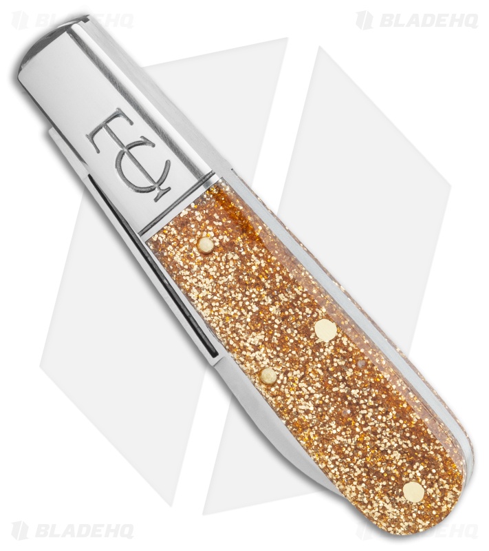 GEC #15 Tidoute Barlow Knife Glitter Gold Acrylic (2.75" Satin) 152121