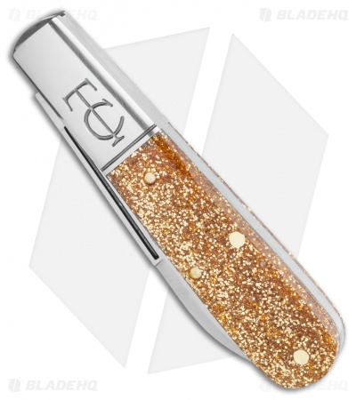 GEC #15 Tidoute Barlow Knife Glitter Gold Acrylic (2.75" Satin) 152121