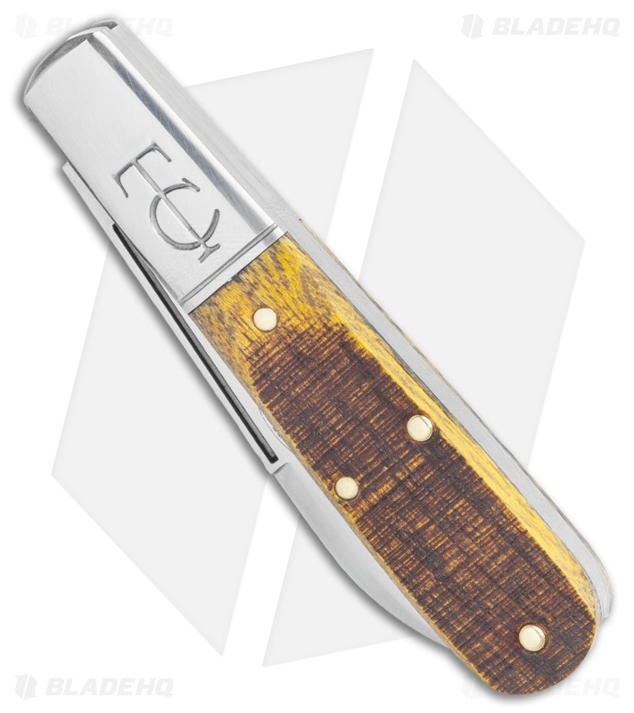GEC #15 Tidoute Barlow Slip Joint Knife Sawn Osage Wood (2.8" Satin) 152121