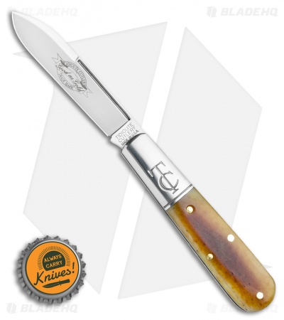 GEC #15 Tidoute Barlow Knife Smooth Autumn Gold Bone (2.75" Satin) 152121