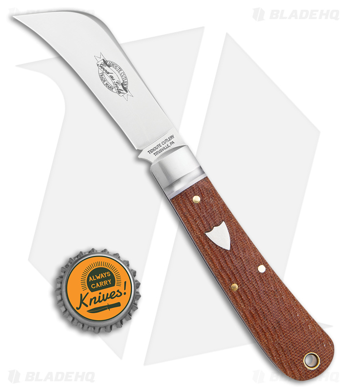 GEC #47 Harvester Pocket Natural Micarta (Satin) - Blade HQ