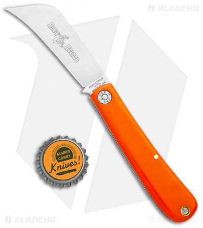 GEC #47 Hayn' Helper Pocket Knife 4.0" Orange Delrin 47P116