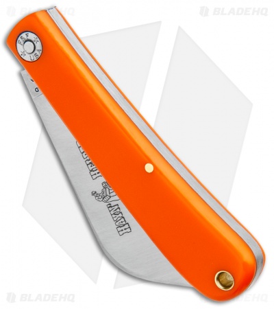 GEC #47 Hayn' Helper Pocket Knife 4.0" Orange Delrin 47P116