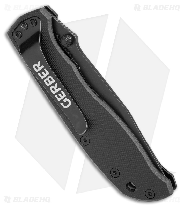 Gerber Harsey Air Ranger Liner Lock Knife Black G-10 (3.3" Black) 31-002950