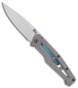 Gerber Paralite Blue Frame Lock Knife Gray Stainless Steel (3.25" Satin)
