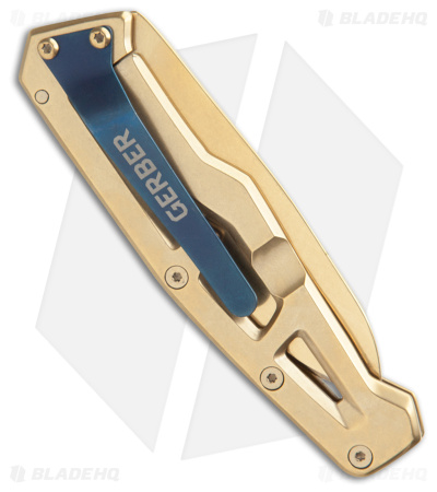 Gerber Paralite Frame Lock Knife Champagne (3" Champagne) 30-001345