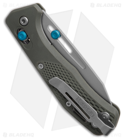 Gerber Assert Pivot Lock Folding Knife Green (2.9" Stonewash) 