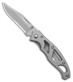 Gerber Mini Paraframe Frame Lock Knife Gray Stainless Steel (2.25" Satin) G48484