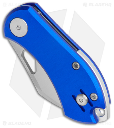GiantMouse Vox/Anso ACE Nibbler Knife Blue Aluminum (1.9" Satin N690)