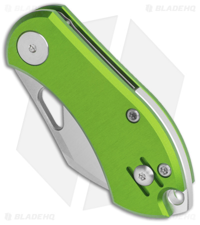 GiantMouse Vox/Anso ACE Nibbler Knife Green Aluminum (1.9" Satin N690)