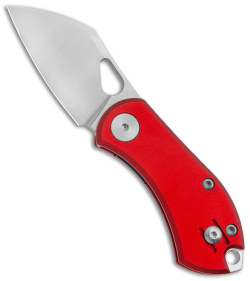 GiantMouse Vox/Anso ACE Nibbler Knife Red Aluminum (1.9" Satin N690)