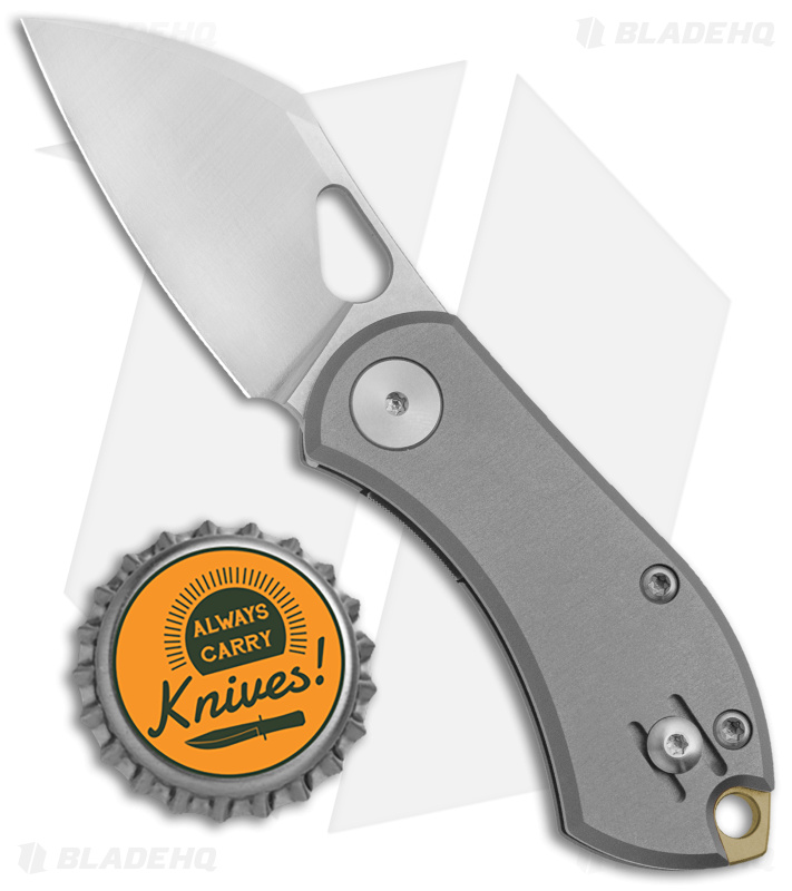 GiantMouse ACE Nibbler Liner Lock Knife Titanium - Blade HQ