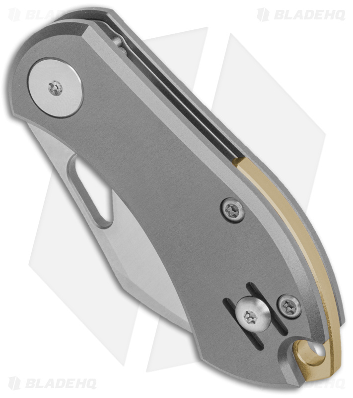 新品未使用motto_Camo（グレー）kuma.SHSver. GiantMouse ACE Nibbler Liner Lock Knife Titanium - Blade HQ