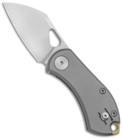 GiantMouse Vox/Anso ACE Nibbler Liner Lock Knife Titanium (1.9" Satin 20CV)