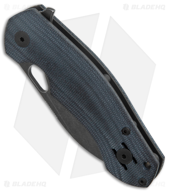 GiantMouse ACE Biblio Flipper Knife Black Micarta | Blade HQ