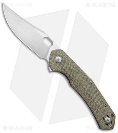 GiantMouse ACE Jutland Liner Lock Knife Micarta - Blade HQ