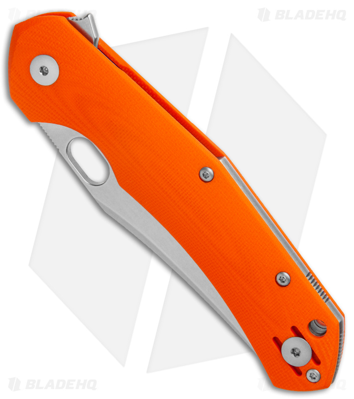 GiantMouse ACE Jutland Liner Lock Knife Orange G-10-Blade HQ
