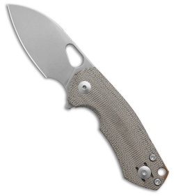 GiantMouse Vox/Anso Riv Liner Lock Knife Green Micarta (2.5" Stonewash)