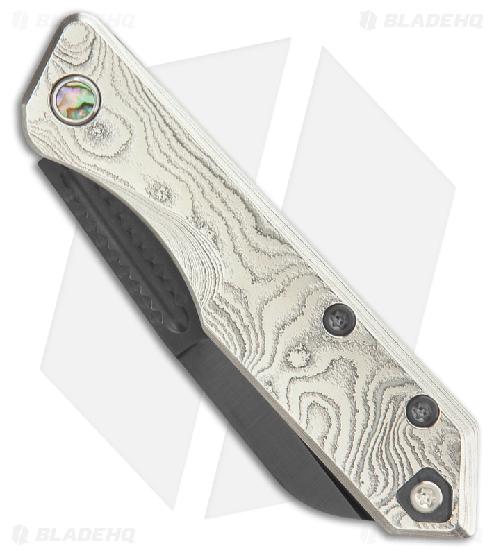 Heretic Custom Jinn Slip Joint Knife MagnaCut Vegas Forge Damascus (3" DLC)