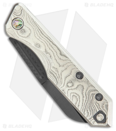 Heretic Custom Jinn Slip Joint Knife MagnaCut Vegas Forge Damascus (3" DLC)