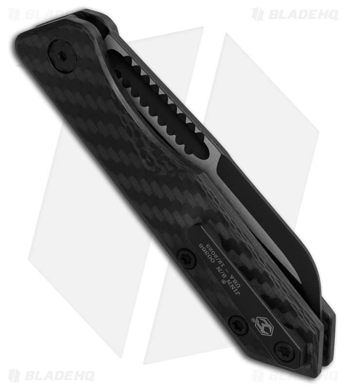 Heretic Jinn Slip Joint Knife MagnaCut Carbon Fiber (3" Two-Tone)