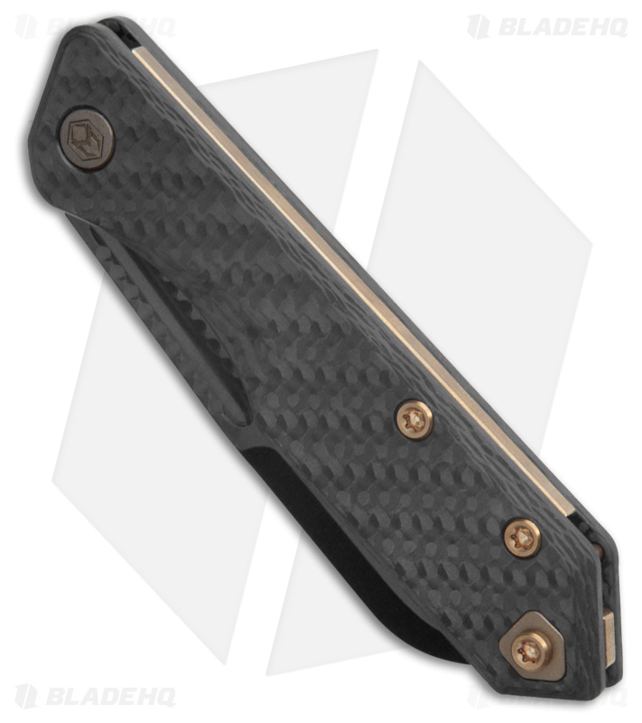 Heretic Jinn Slip Joint Knife CF/Bronze +DLC - Blade HQ