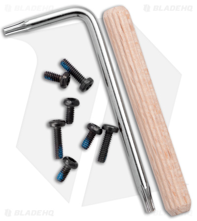 Hogue Black Replacement EX-01, EX-03, EX-04 Pocket Clip and Torx Screws (34180)