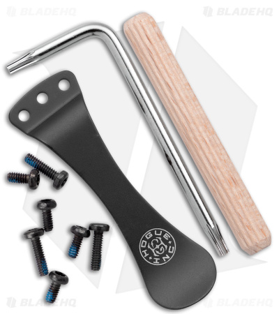 Hogue Black Replacement EX-01, EX-03, EX-04 Pocket Clip and Torx Screws (34180)