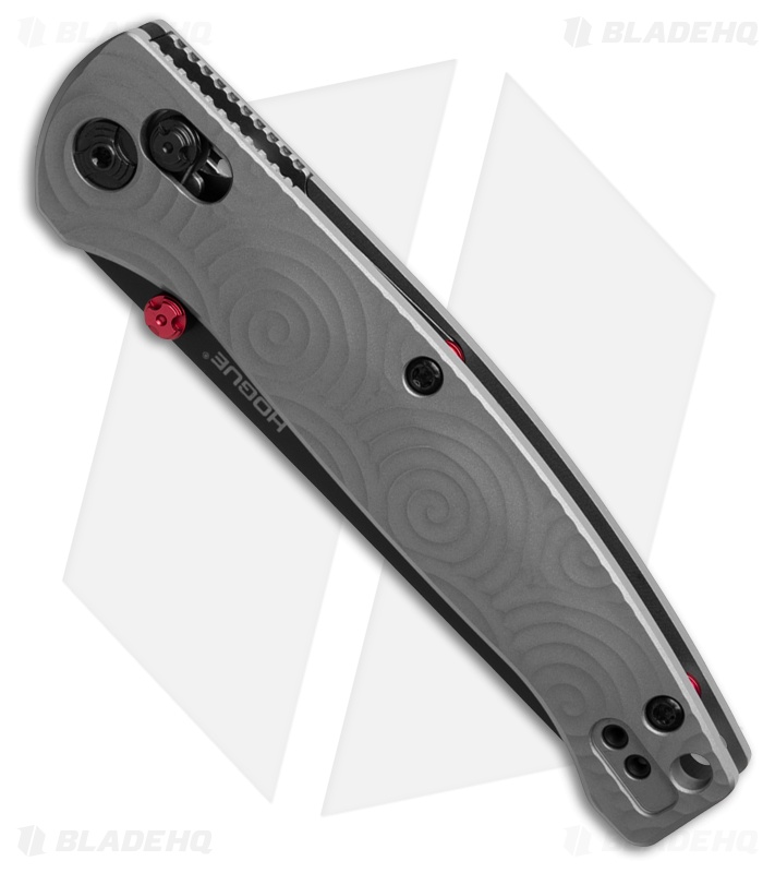 Hogue Knives Mysto Cross Bar Lock Knife Ti (Black MagnaCut)