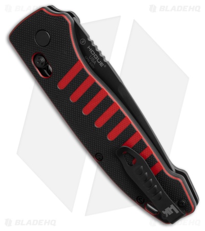 Hogue HK Ballista XL Tanto Automatic Knife Red/Black G-10 (3.5" Black Serr)