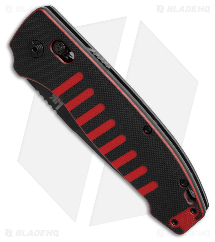 Hogue HK Ballista XL Tanto Automatic Knife Red/Black G-10 (3.5" Black Serr)